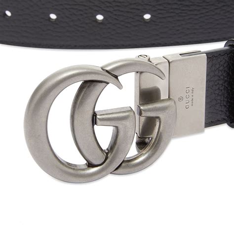 gucci 627055|Gucci GG Marmont Reversible Belt Black & Brown .